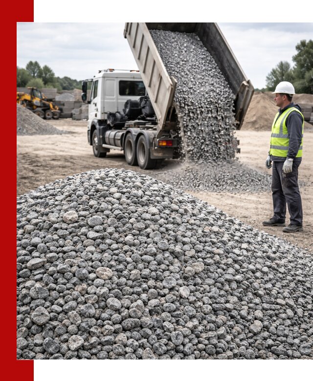 Доставка и продажа гранитного щебня фракции 5-20 в Евпатории