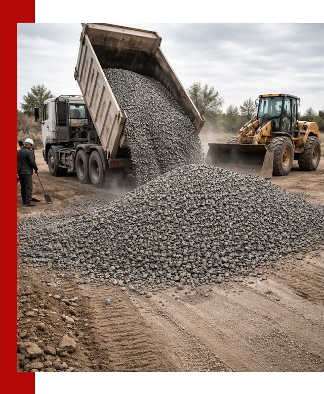 Гранитный щебень фракция 10-20 с доставкой в Евпатории