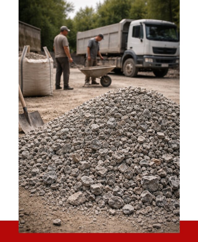 Гранитный щебень фракция 20-40 в Евпатории от 3371 руб. ПРОНЕРУДЕвп