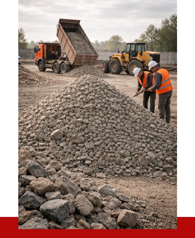 Гранитный щебень фракция 40-70 в Евпатории от 2633 руб ПРОНЕРУДЕвп