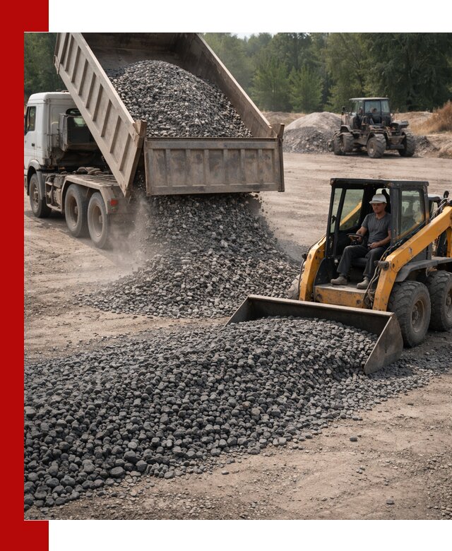 Гранитный щебень фракция 40-70 с доставкой в Евпатории