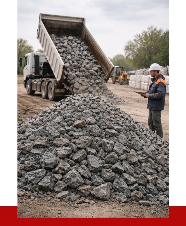 Гранитный щебень фракция 100-200 в Евпатории от 4424 р. ПРОНЕРУДЕвп