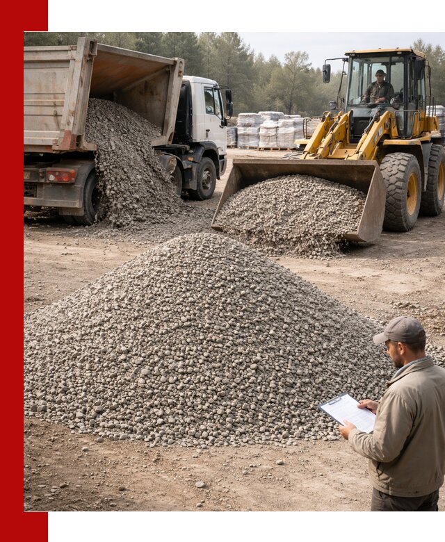 Гравийный щебень фракция 5–10 с доставкой в Евпатории