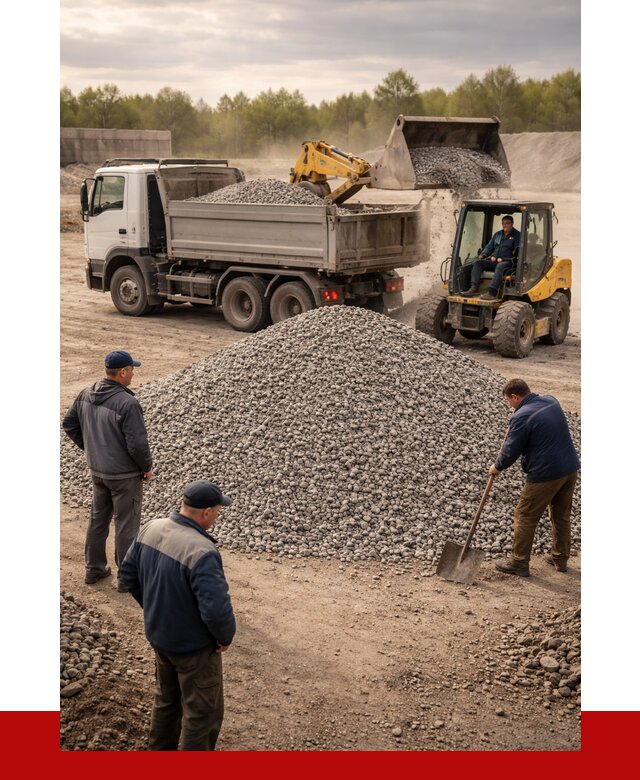 Гравийный щебень фракция 5-20 в Евпатории от 2528 р. ПРОНЕРУДЕвп