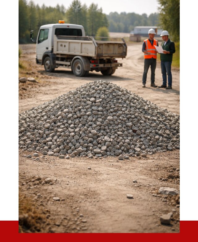 Гравийный щебень фракция 20-40 в Евпатории от 1264 р. | ПРОНЕРУДЕвп