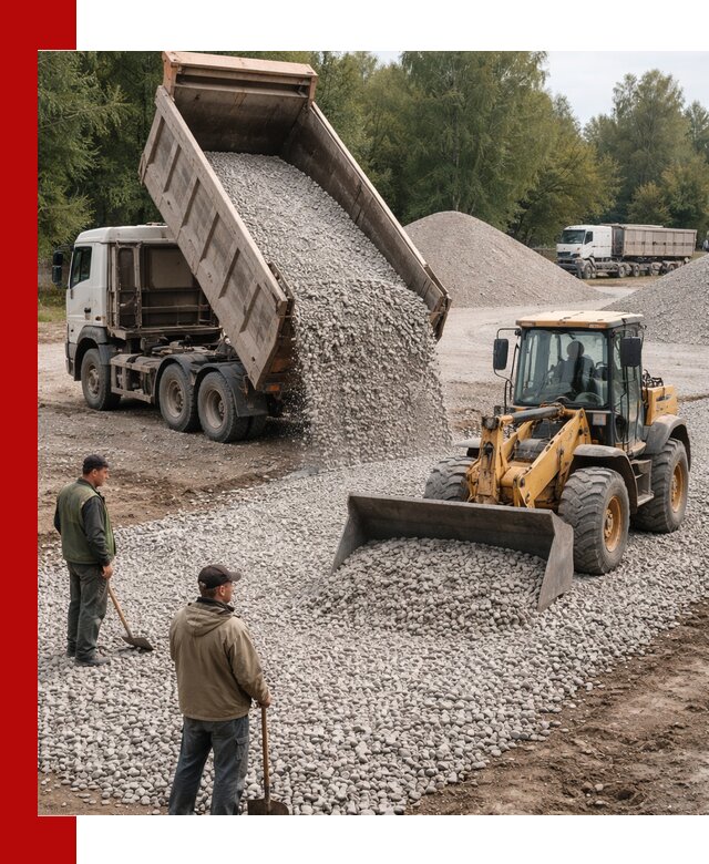 Купить гравийный щебень фракция 20-40 в Евпатории с доставкой