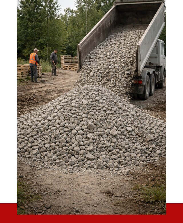 гравийный щебень фракция 70-120 в Евпатории от 2581 р. ПРОНЕРУДЕвп