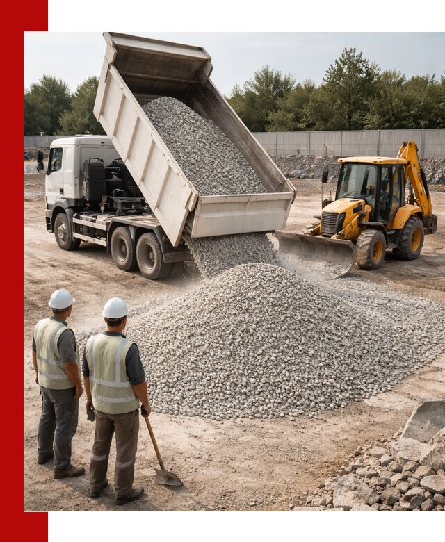 Купить известняковый щебень фракции 5–10 мм с доставкой в Евпатории