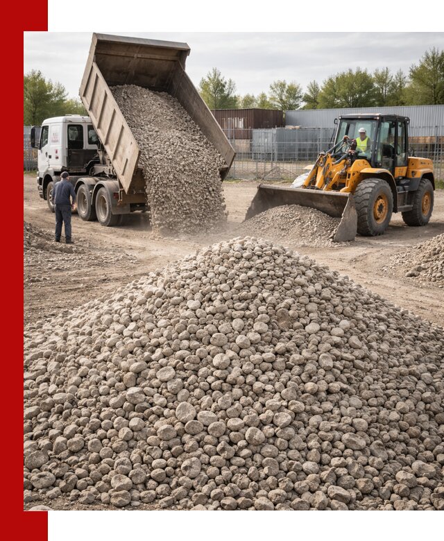 Доломитовый щебень фракции 20–41 с доставкой в Евпатории