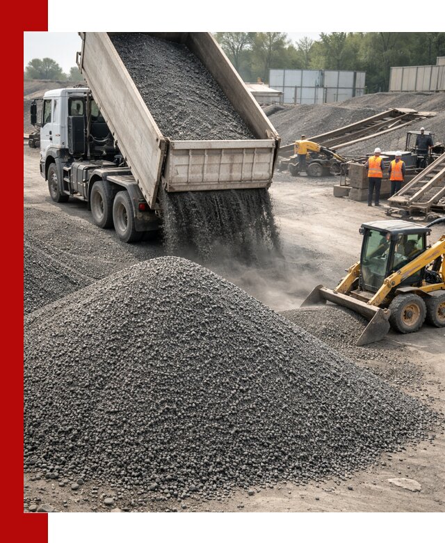 Вторичный щебень фракция 0–5 с доставкой в Евпатории
