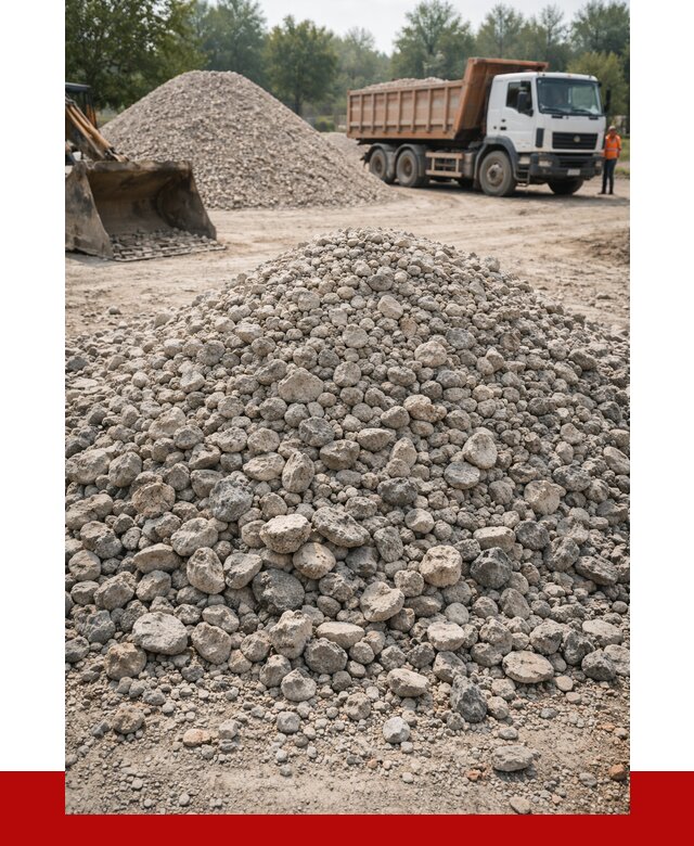 Вторичный щебень фракция 20-40 в Евпатории от 2317 р ПРОНЕРУДЕвп