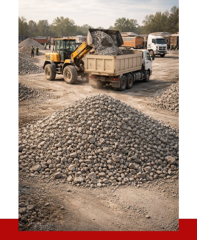 Вторичный щебень фракция 40-70 в Евпатории от 1833 р, ПРОНЕРУДЕвп