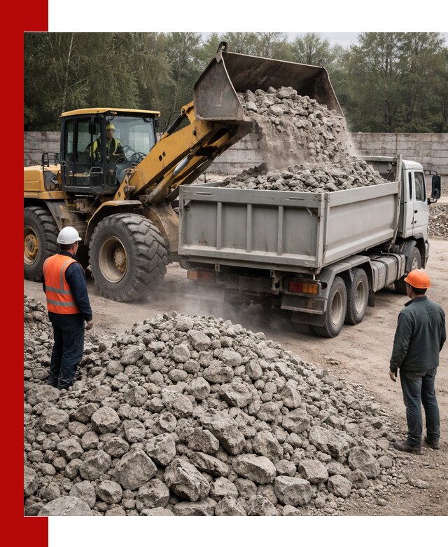 Вторичный щебень фракция 70–150 в Евпатории с доставкой