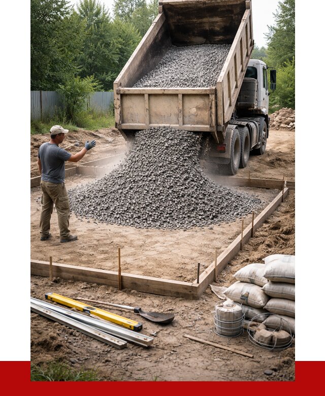 Купить щебень для фундамента в Евпатории от 4740 р. | ПРОНЕРУДЕвп