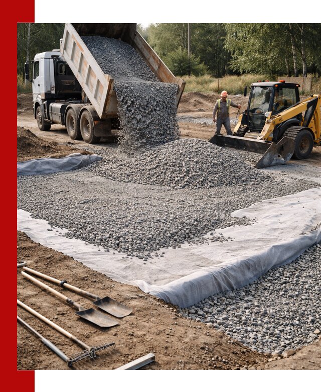 Щебень для фундамента с доставкой в Евпатории