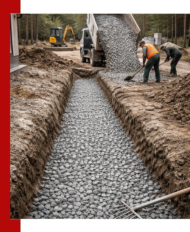 Щебень для дренажа с доставкой в Евпатории высокого качества