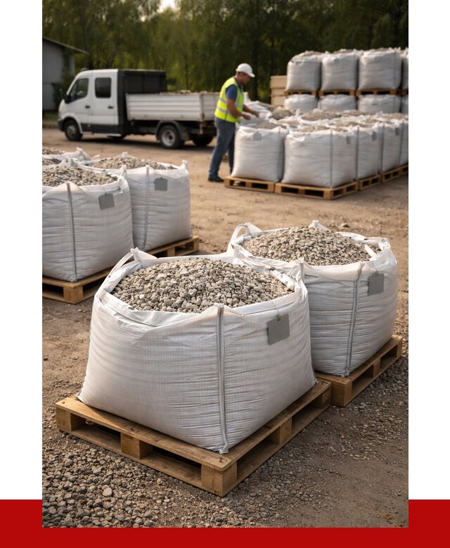 Щебень в мешках с доставкой в Евпатории от 4424 р. | ПРОНЕРУДЕвп