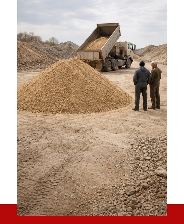 Карьерный песок крупнозернистый в Евпатории от 8953 р | ПРОНЕРУДЕвп