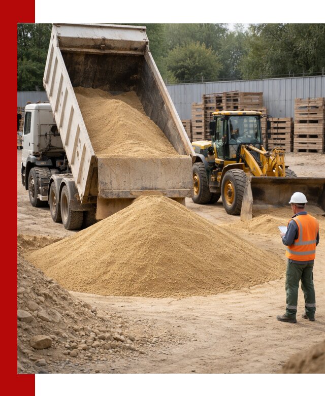 Доставка карьерного мелкозернистого песка в Евпатории