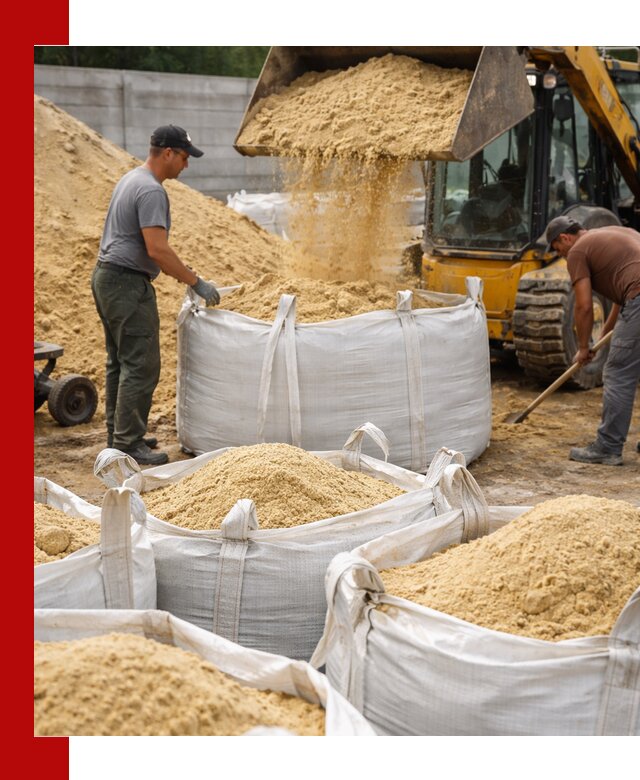 Поставка качественного песка для кладки в Евпатории