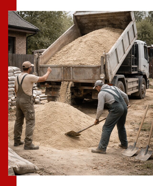 Песок для штукатурки с доставкой в Евпатории качественный и чистый