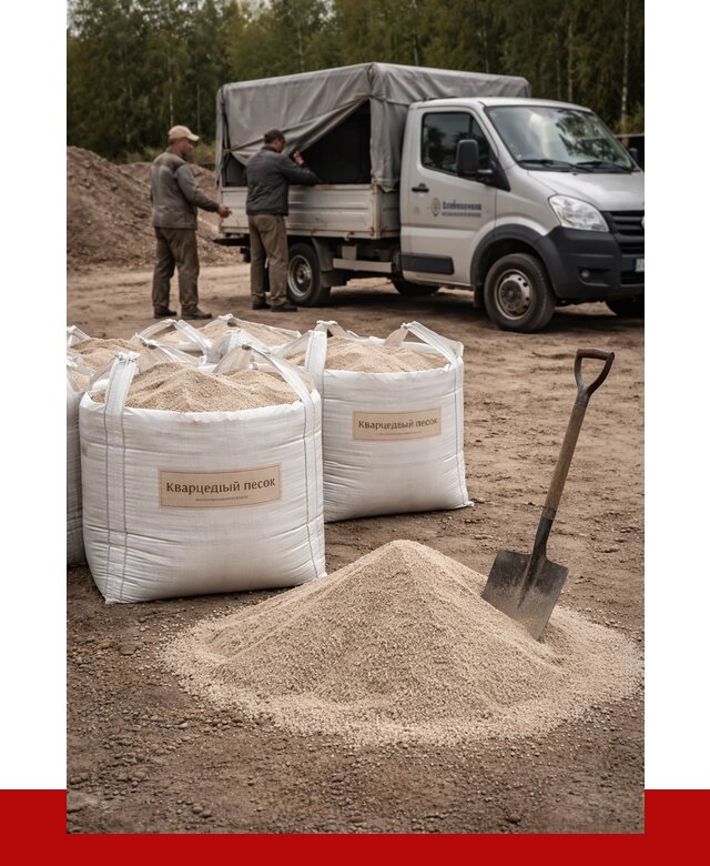 Кварцевый песок для пескоструя в Евпатории от 4740 р. | ПРОНЕРУДЕвп