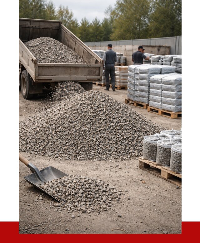 Гравий фракция 5-20 в Евпатории купить от 2423 р. ПРОНЕРУДЕвп