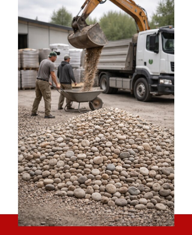 Галька декоративная в Евпатории от 3371 р. за куб | ПРОНЕРУДЕвп