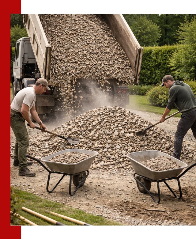 Доставка и продажа декоративной гальки в Евпатории