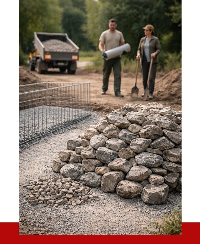 Камень для габионов фракция 100-200 в Евпатории от 5056 р. | ПРОНЕРУДЕвп