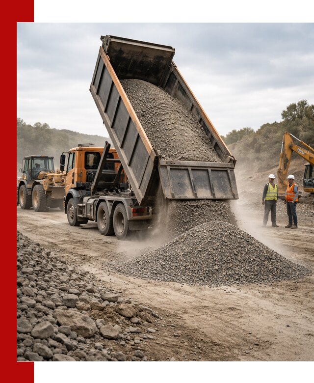 Щебёночно-песчаная смесь ЩПС С1 с доставкой в Евпатории