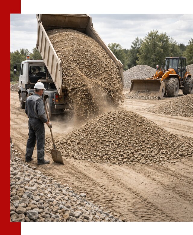 Доставка щпс С3 в Евпатории самосвалами и бортовыми грузовиками