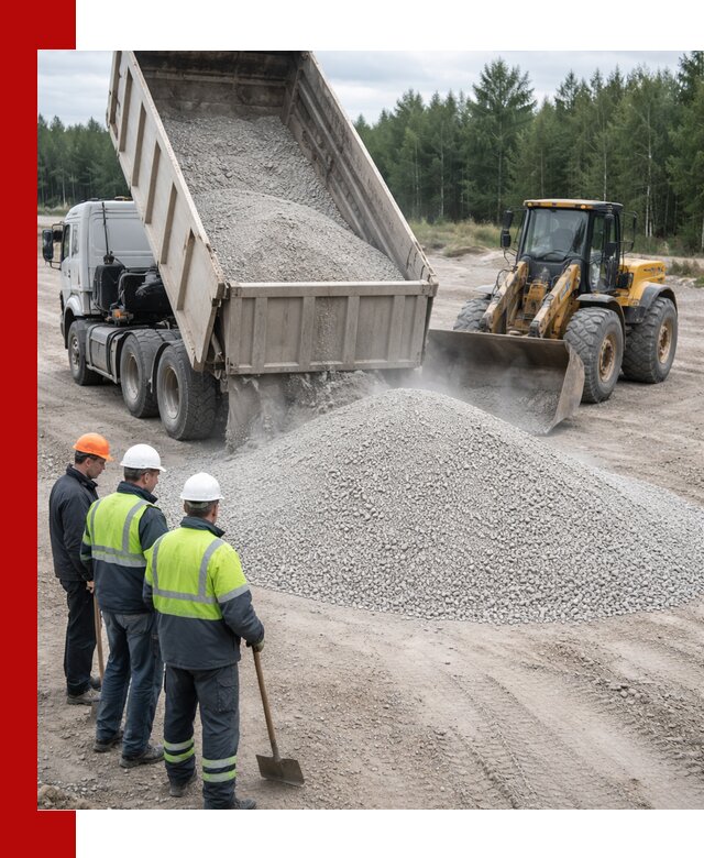 Известняковый отсев 0-5 доставка в Евпатории быстро и выгодно