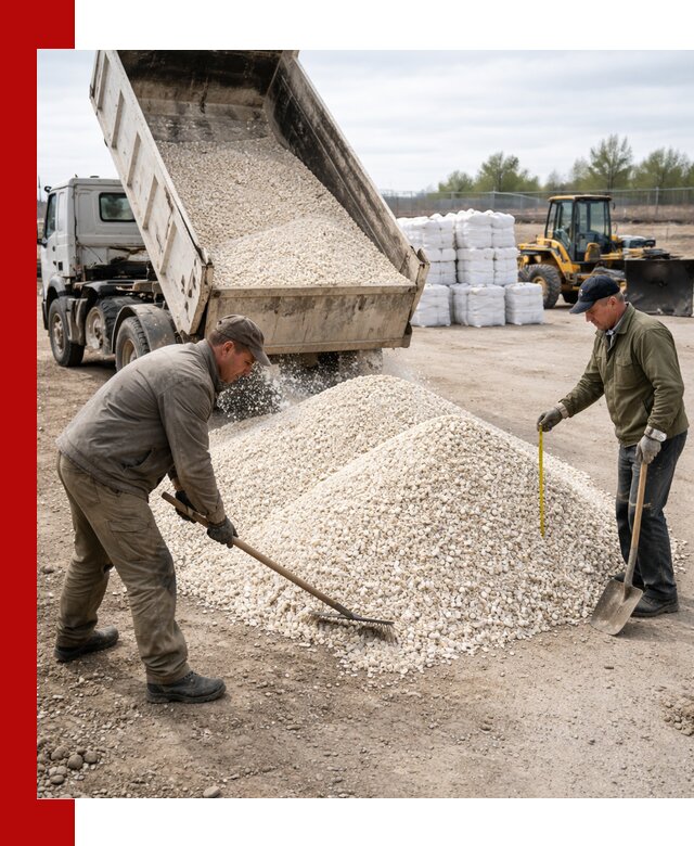 Мраморная крошка с доставкой и разгрузкой в Евпатории