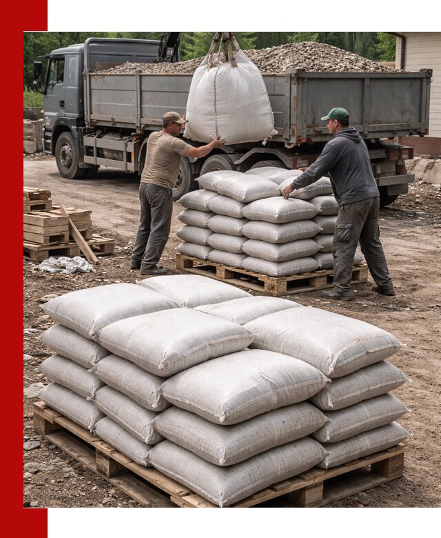 Керамзит в мешках с доставкой в Евпатории от компании-поставщика