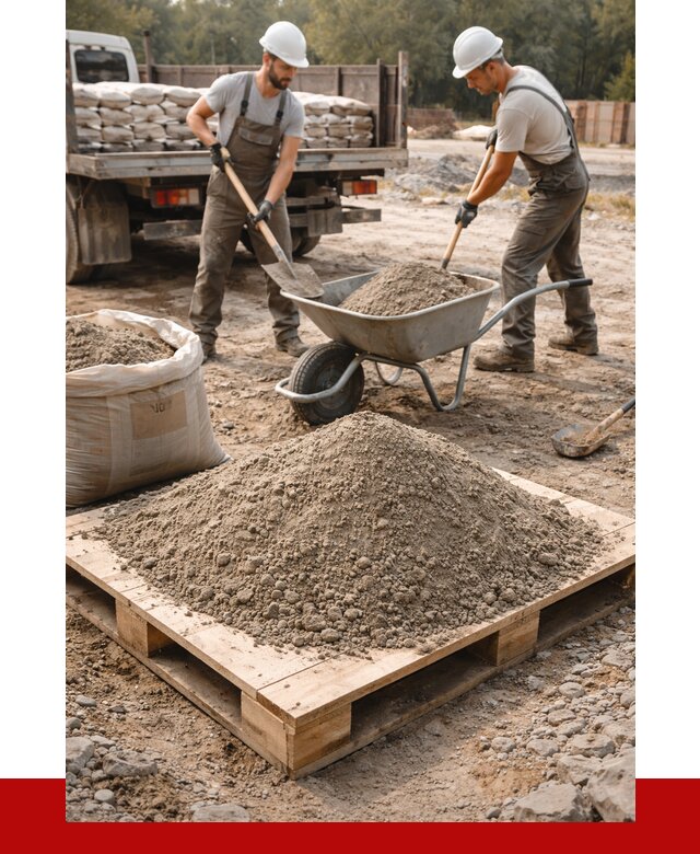 Цементно песчаная смесь М100 в Евпатории от 5477 р. за куб | ПРОНЕРУДЕвп