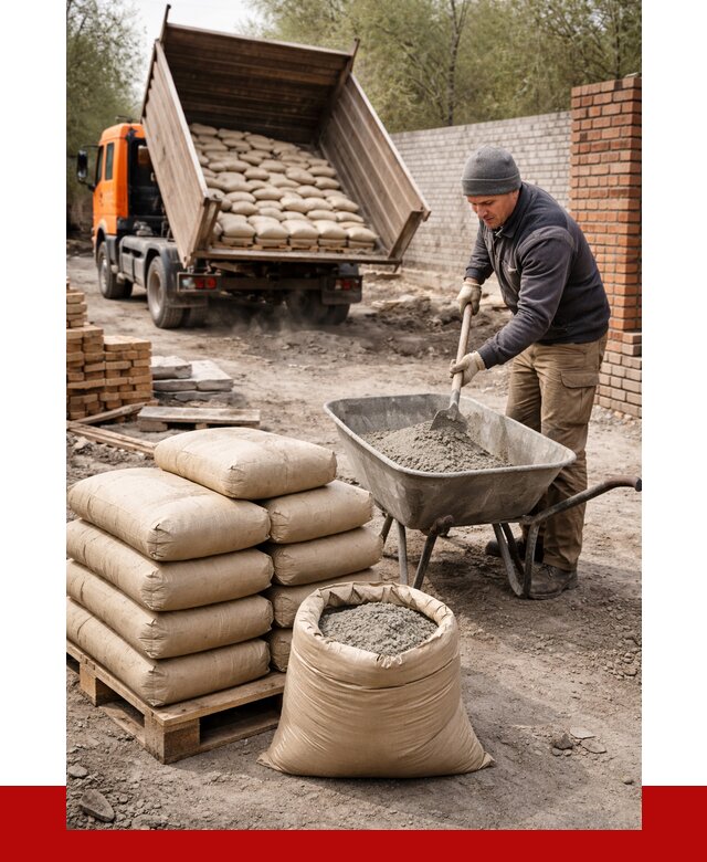 Купить сухую смесь для кладки в Евпатории от 1264 р. | ПРОНЕРУДЕвп