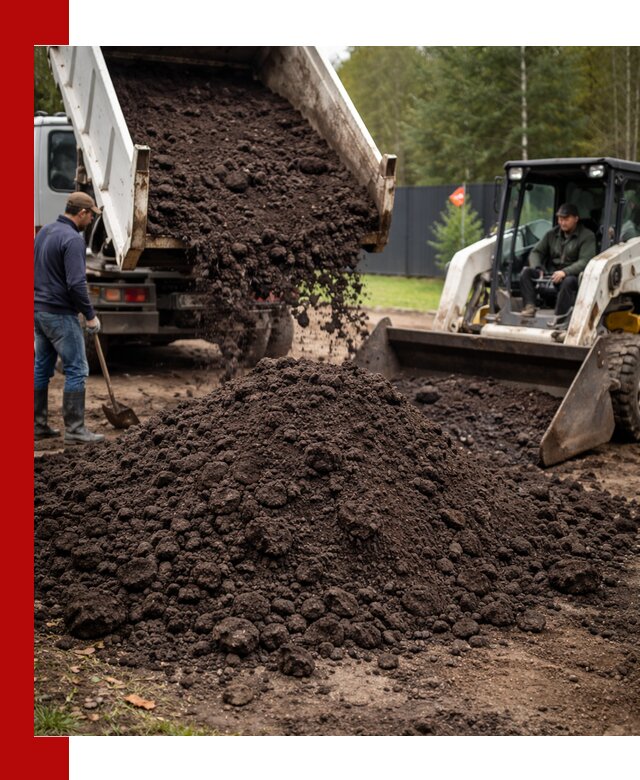 Плодородный грунт с доставкой в Евпатории для садов и огородов