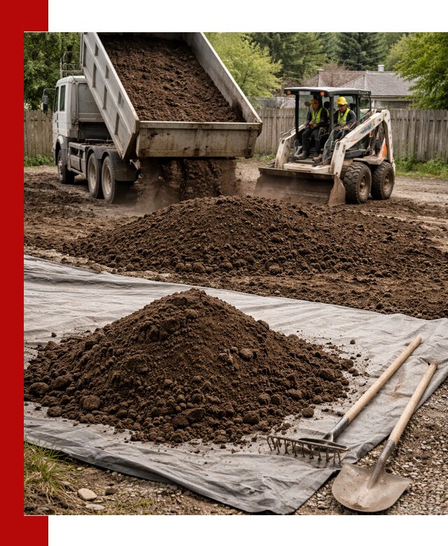 Грунт для отсыпки участка с доставкой в Евпатории