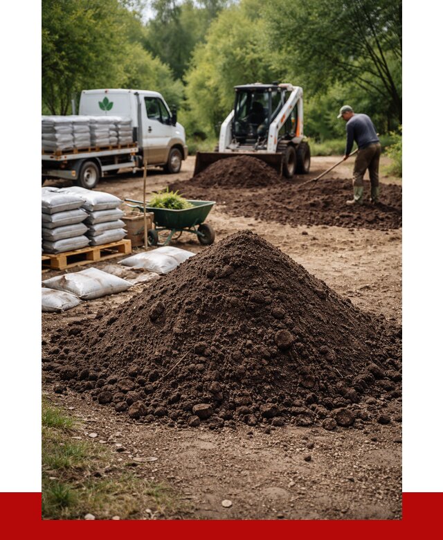 Грунт для озеленения с доставкой в Евпатории от 1896 р. | ПРОНЕРУДЕвп