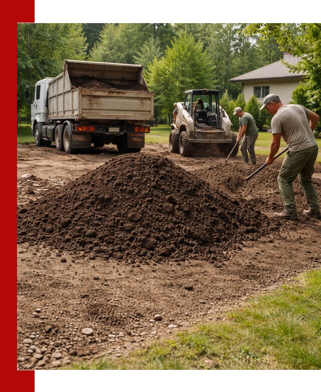 Доставка и укладка грунта для газона в Евпатории