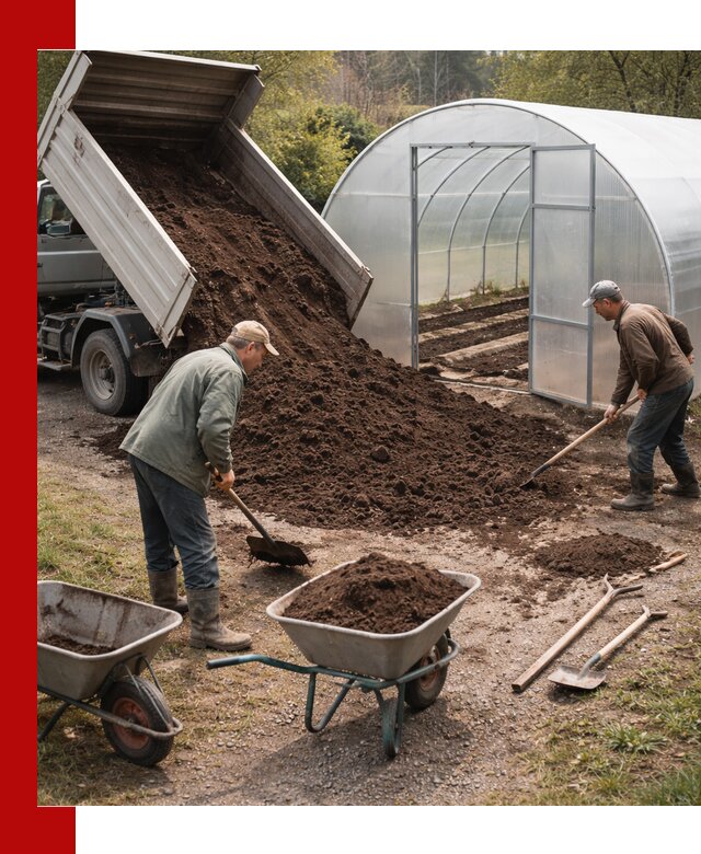 Грунт для теплицы с доставкой в Евпатории — плодородный субстрат под растения