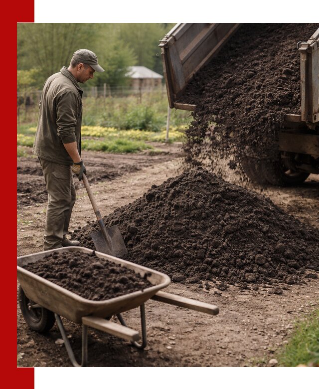 Доставка качественной земли для огорода в Евпатории