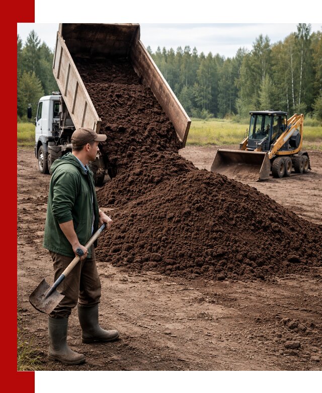 Купить верховой торф с доставкой в Евпатории для садоводства и растений