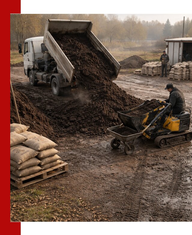 Кислый торф в доставке по выгодным ценам в Евпатории