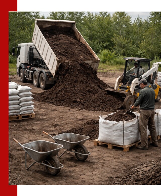 Доставка и продажа торфогрунта в Евпатории оптом и в розницу