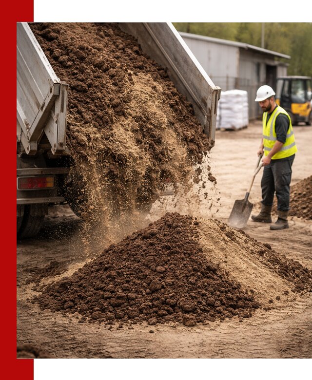 Доставка торфо-песчаной смеси в Евпатории для строительства и озеленения