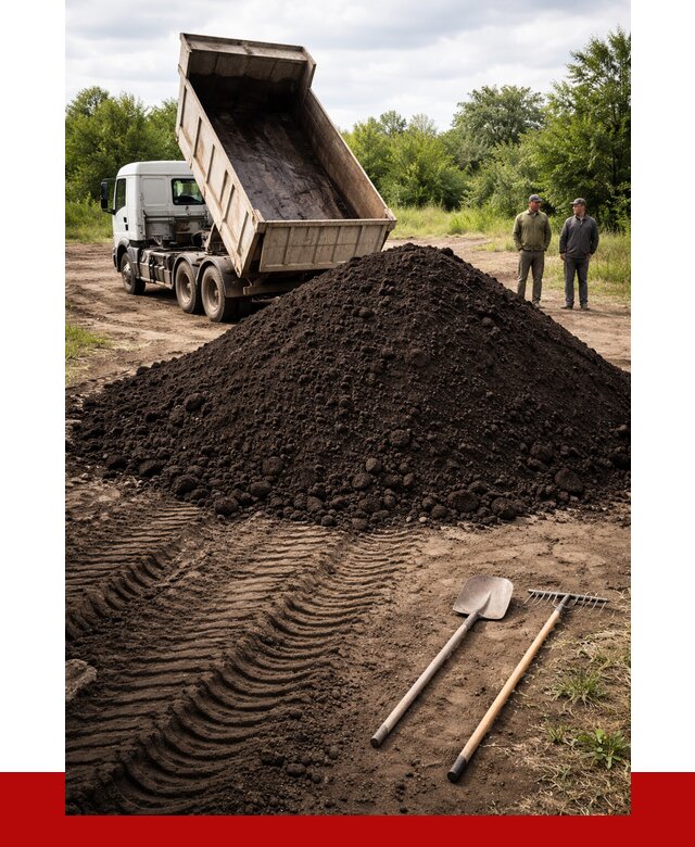Купить чернозем навалом в Евпатории от 1264 р. за куб | ПРОНЕРУДЕвп