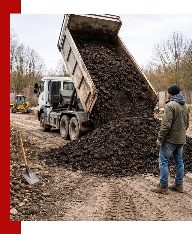 Доставка чернозема навалом в Евпатории быстро и выгодно