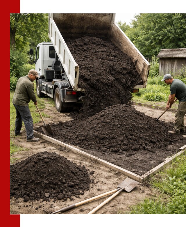 Купить чистый чернозем для огорода с доставкой в Евпатории